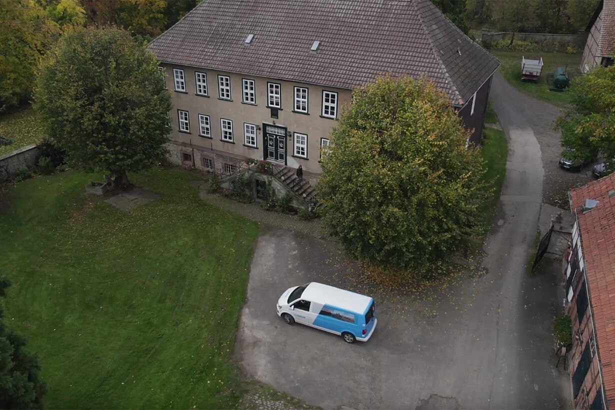 Bodentour Folge 9 Hofgut Klein Schneen Luftbild