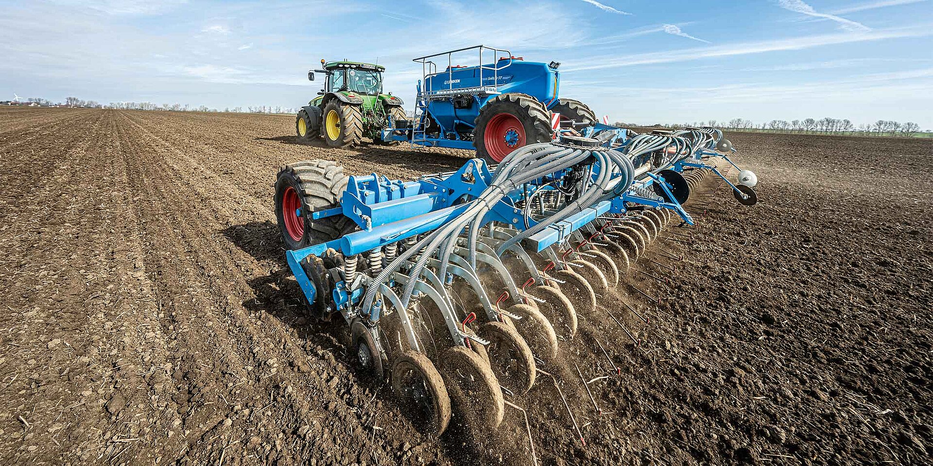 Saatgutablage der Solitair ST von LEMKEN