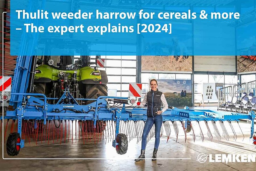 Weeder harrow Thulit Expert video