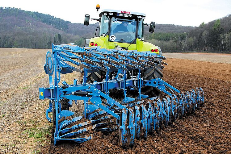 Integrated furrow press