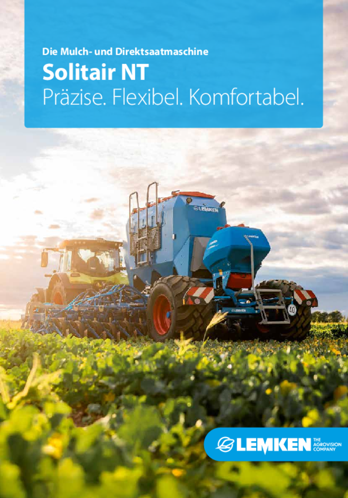 Lemken Solitair NT Freisteller - technische Übersicht der Direktsaatmaschine 