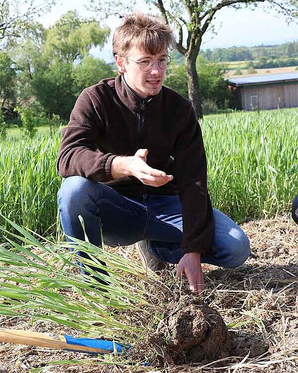 Humusaufbau Ackerbau Landwirt Valentin Seiringer