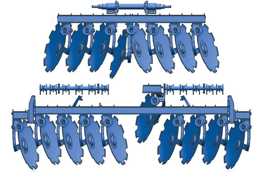 arrangement of the discs Rubin 12 illustration