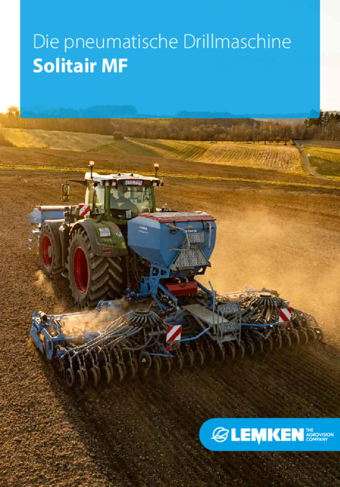 Die pneumatische Drillmaschine Solitair MF.