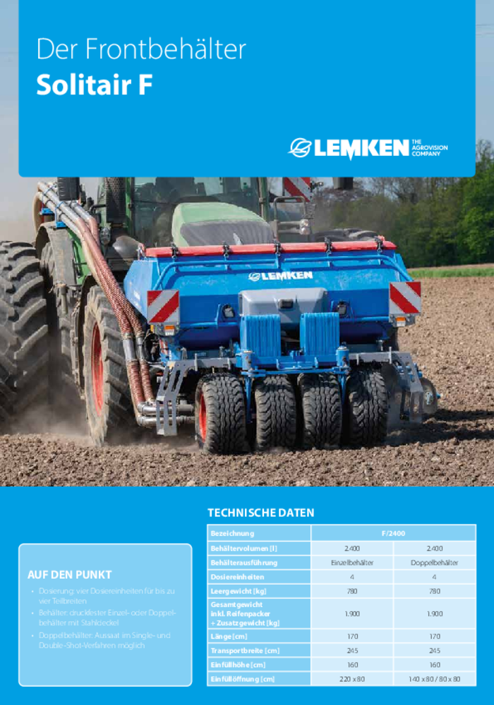 LEMKEN Solitair F