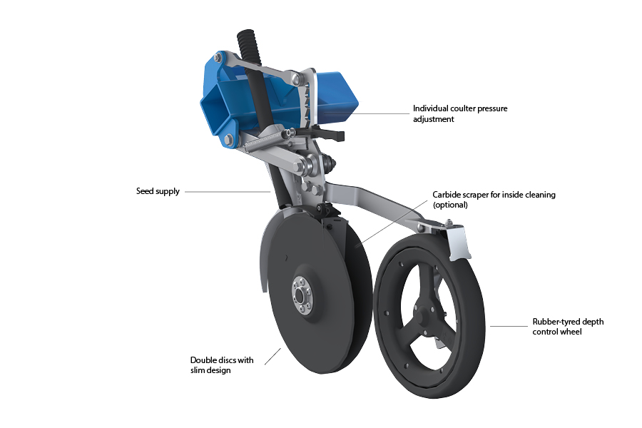 Mechanical seed drill Saphir XMR