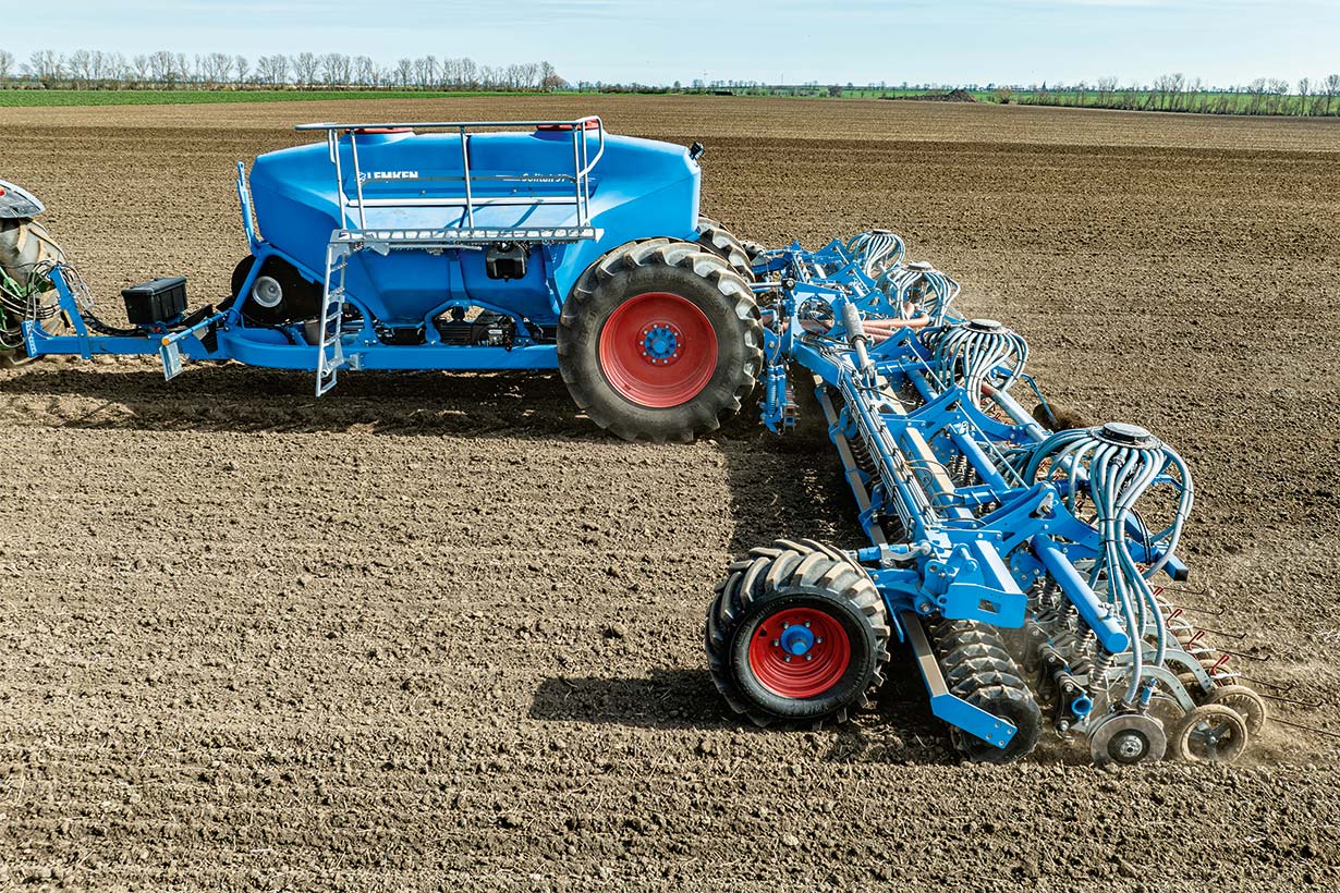 Pneumatische Drillmaschine Solitair ST von LEMKEN Ansicht Säschiene