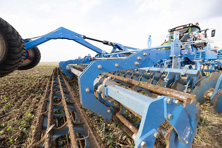 Walzenschnellwechselsystem der LEMKEN Rubin 10 MR-TF