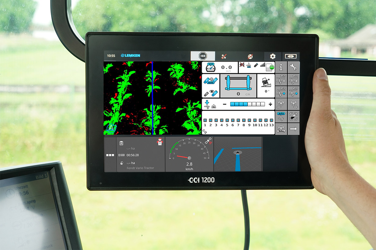 iQblue vision mit ISOBUS System