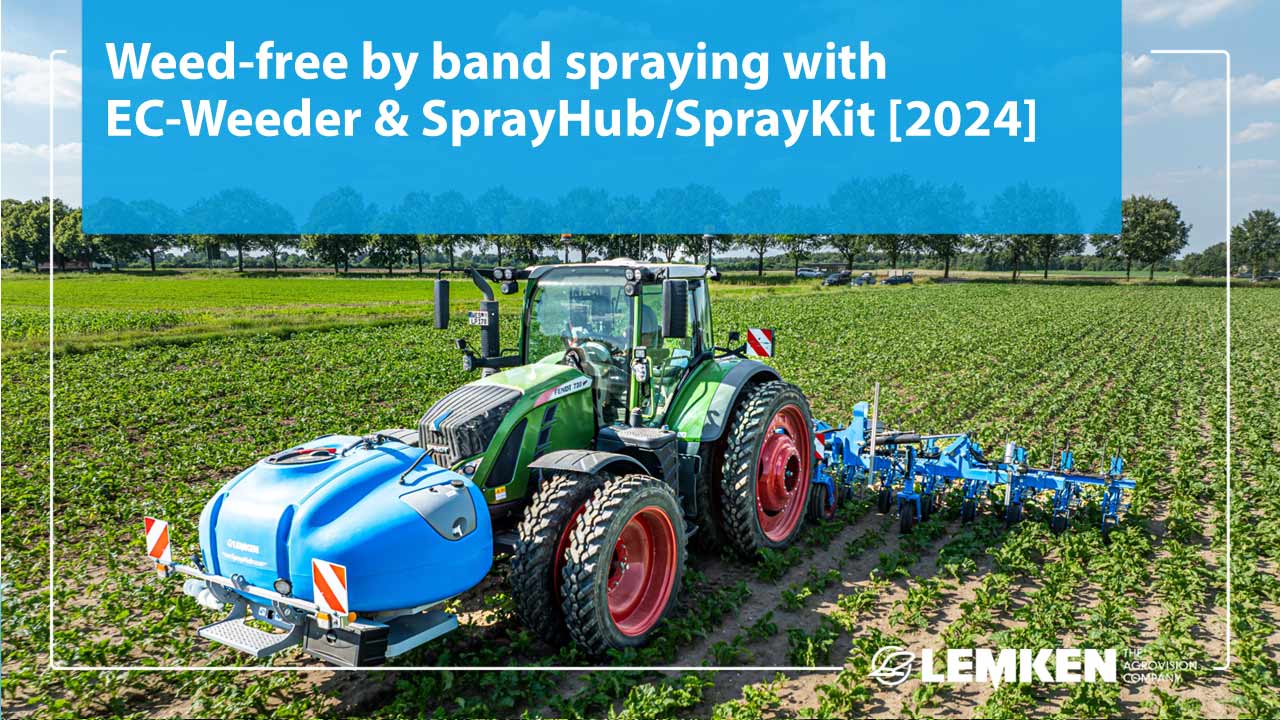 LEMKEN IC-Weeder SprayHub Band-Sprühkrautfrei