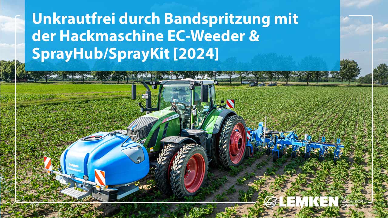 LEMKEN Bandspritzung Hackmaschine EC-Weeder