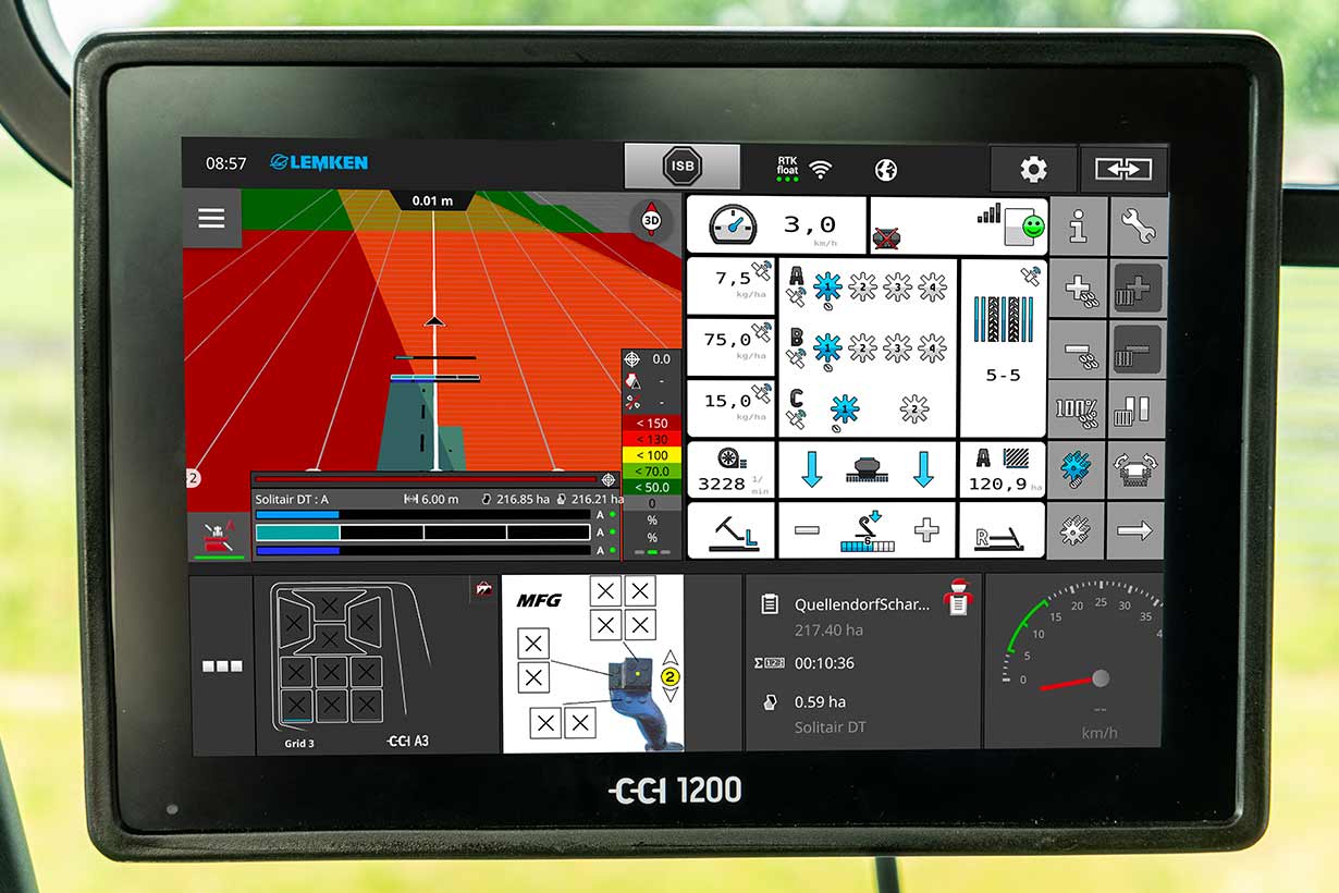 iQblue section control  Bestellkombination Solitair DT