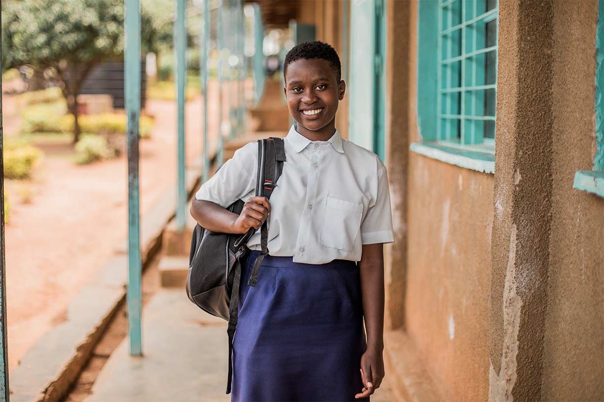 LEMKEN Soziale Verantwortung Ruanda Schülerin