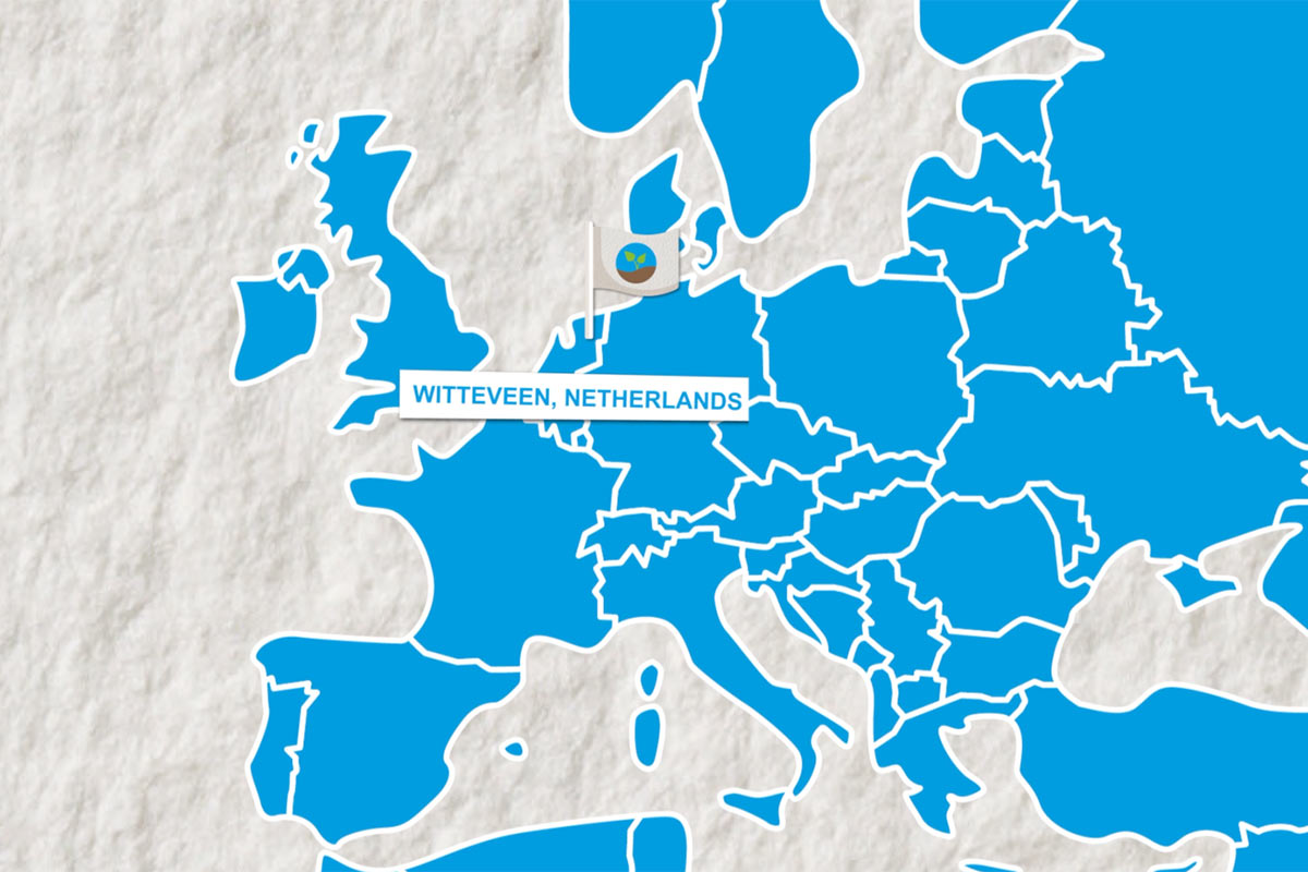 L-Team map of Witteveen, Netherlands