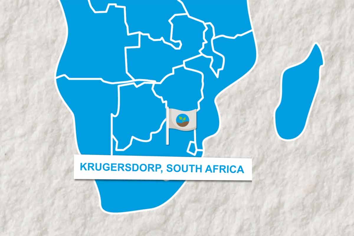 L-Team map of Krugersdorp, South Africa