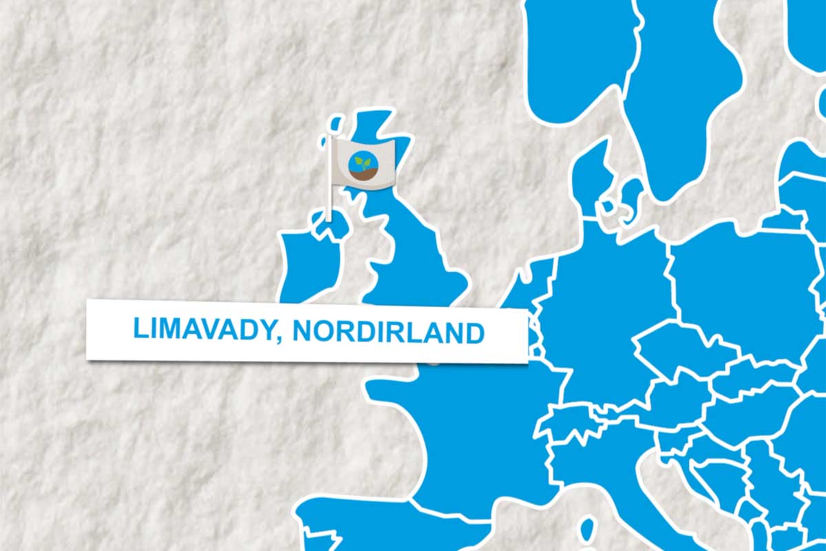 L-Team Karte von Limavady, Nordirland