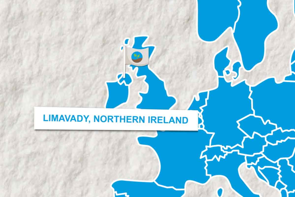 L-Team map of Limavady, Northern Ireland