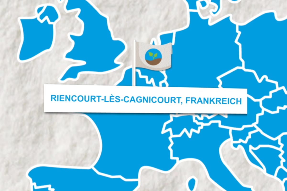 L-Team Landkarte von  Riencourt-lès-Cagnicourt, Frankreich