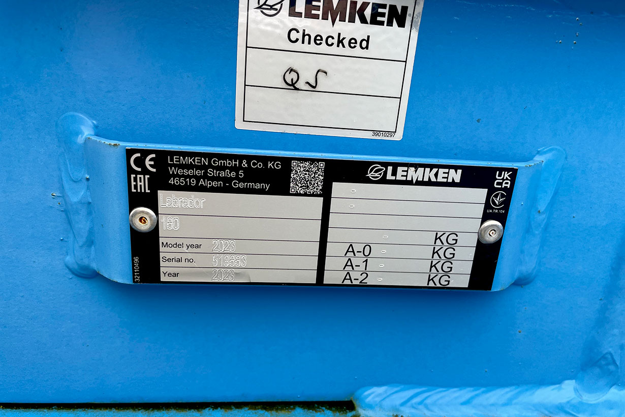 Lemken Gebrauchtmaschine Labrador