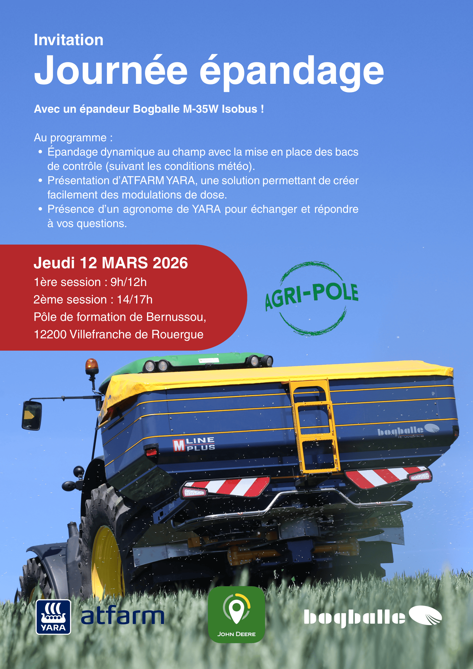 Journée épandage Agri-Pole