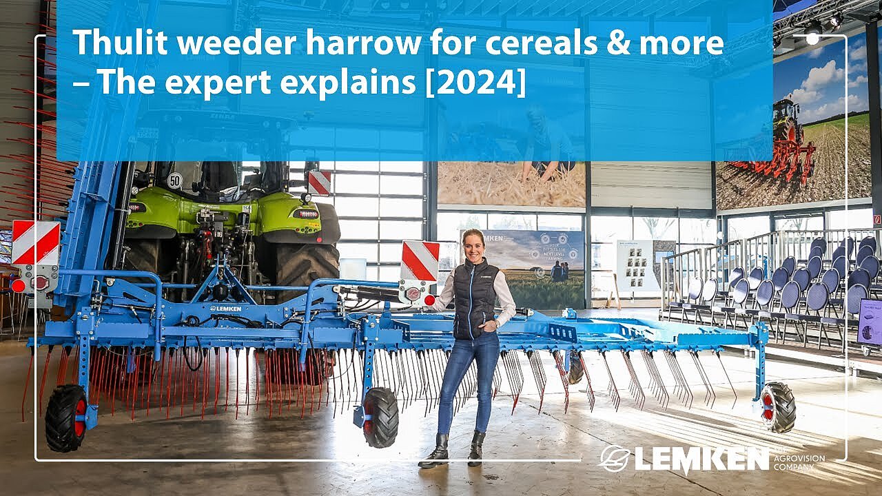 Thulit weeder harrow for cereals & more – The expert explains [2024]