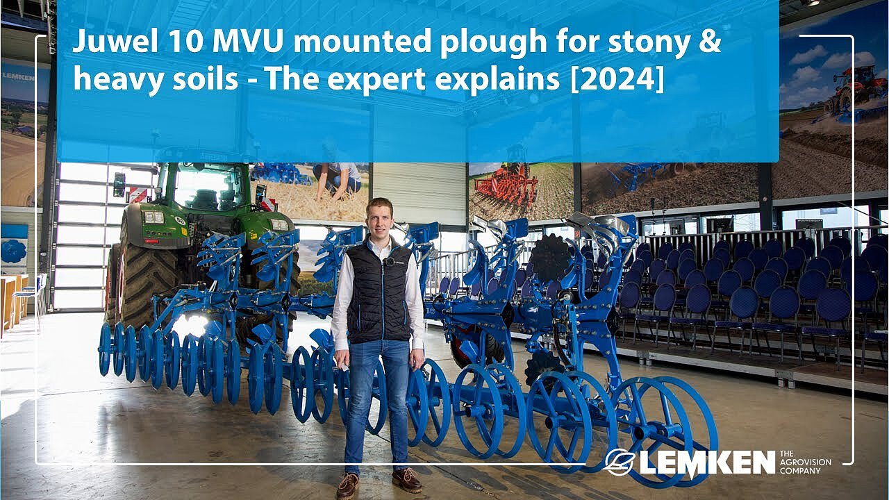 Juwel 10 MVU mounted plough for stony & heavy stoils  the expert explains 2024